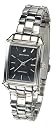 Pierre Cardin, Ladies bracelet watch, black dial with genuine diamond