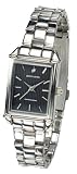 Pierre Cardin, Ladies bracelet watch, black dial with genuine diamond