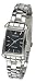 Pierre Cardin, Ladies bracelet watch, black dial with genuine diamond