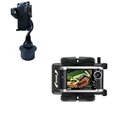 from Gomadic Car Cup Holder for the Epson P-3000 Multimedia Photo Viewer - Gomadic Brand