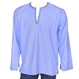 Produkt-Bild: Mens Embroidered Kurta L&auml;ssige Baumwoll-Shirt Indien Chest 101 Cms&nbsp;