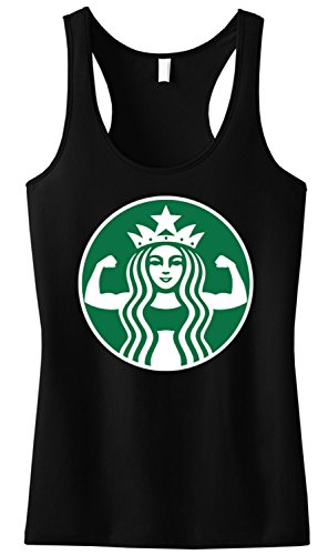 NoBull Woman Apparel Women's Starbuff Parody Racerback Tank Top