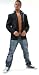 TOP Designer Blazer Jacke Sakko Schwarz/Beige XXL (003)