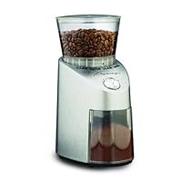 Capresso 560 Infinity Conical Burr Grinder, Brushed Silver Finish