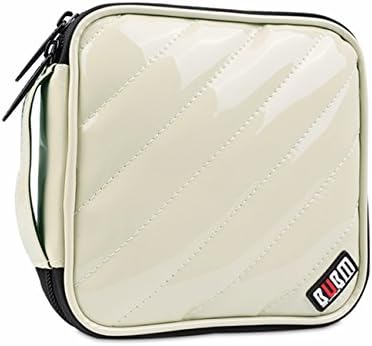 Mygreen 32 Capacity PU Leather Cover CD/DVD Wallet, High Capacity Heavy Duty CD Wallet, Various Colors (nude)