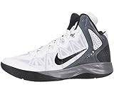 Nike Zoom Hyperenforcer Mens Basketball Shoes White/Cool Grey/Metallic Silver/Black (10.5)