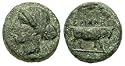 Boione, Aiolis, c. 300 B.C.; Bronze AE 11