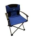 Sunncamp All Mighty Deluxe - Fauteuil pliant en acier - Bleu/noir