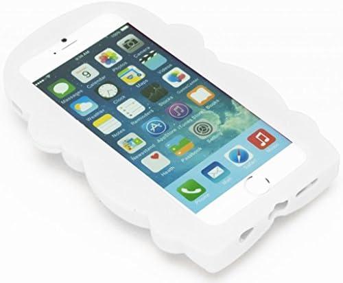 For Iphone 6 4.7" - Monkey Style 3D Design Silicone Flexible Cover Case - White Monkey