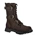 Brown Leather MENS SIZING Combat Boots Gothic Steampunk Boots Hardware