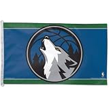 Wincraft 61596081 NBA 5' Flag - Minnesota Timberwolves