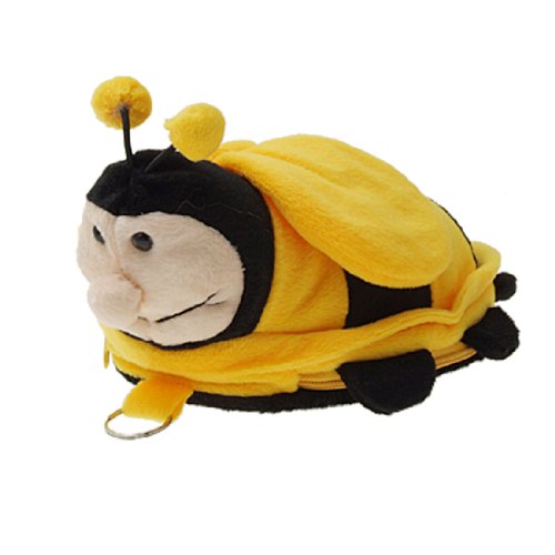 uxcellÂ® Cartoon Bee Soft Toy DVD CD Carry Bag Storage Case
