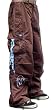 USC Ghast String Raver 22 in Dance Pants (Brown/Lt Blue)