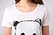 VENTELAN Women's Cute Panda Striped Short Sleeve Sleepwear Pjs Pajama Set Nighty
