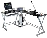 BLACK GLASS CORNER DESK 2b