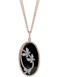 Onyx Butterfly Diamond Necklace