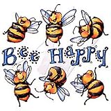 Bee Happy Adult T-Shirt