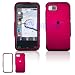 Rose Pink Rubber Feel Snap-On Cover Hard Case Cell Phone Protector for Samsung Eternity A867