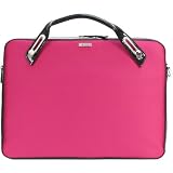 Abbi New York 15.4-in Satin Slim Briefcase Womens Laptop Bags