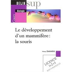 Le d�veloppement d'un mammif�re : la souris