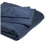 200TC King Navy Cotton Sateen Duvet