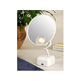 Floxite Fl-615 15x Supervision Magnifying Mirror Light, White, Frosted White