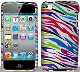 Funky Zebra Hard Snap On Case Cover Faceplate Protector for Apple iPod Touch 4 4th Generation + Free Texi Gift Box