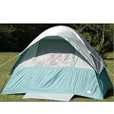 5 Person Extra Large Square Dome Tent Five Man Tent with Oversized Roof Canopy (with Tent Stakes and Carry Bag)