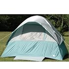 5 Person Extra Large Square Dome Tent Five Man Tent with Oversized Roof Canopy (with Tent Stakes and Carry Bag)