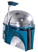Star Wars Jango Fett Collectors Edition Helmet, Silver/Blue, One Size