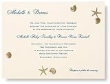 Seashell Accented Invitation