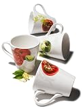 Kitchen & Housewares : Pinzon Tomato 10-Ounce Mugs