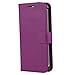 Galaxy S7 Edge Case by Abacus24-7, Purple Flip Leather Wallet Case and Stand Compatible with Samsung Galaxy S7 Edge Phone