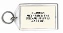 Quantum Mechanics: The dreams stuff is made of. Keychain