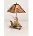 20H Quail Hunter W/Dog Table Lamp