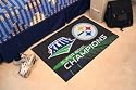 FanMats Officially Licensed NFL All-Star 34"x45" MatPittsburgh Steelers - XLIII SuperBowl Champions
