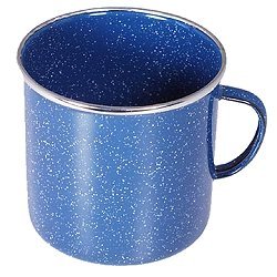 GSI Outdoors 24 Oz. Stainless Steel Rim Enamelware Cup