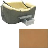 My Buddy Double Lookout Pet Car Seat (Vinyl Camel, 30 in. x 18 in. x 18 in. for up to 30 lb. pets)