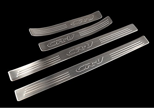 Salusy 4pcs Door Entry Sill Plate Guard Protector Cover For Honda CR-V CRV 2015 2016