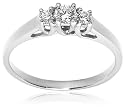 14k White or Yellow Gold 3-Stone Diamond Ring (1/3 cttw, H Color, SI2 Clarity)