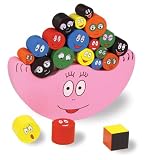 Vilac - 5816 - Jouet en Bois - Jeux de Société - Equilibre Barbapapa