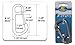 Marine Asymmetric Snap Hook Boat 2-3/8'' -Flat Nose Stainless Steel- Five Oceans