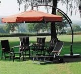 Sun Garden Easy Sun Ampelschirm 350/8 tlg terracotta