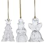 Gorham Set of 3 Assorted (Angel, Snowman, Tree) Ornaments
