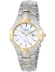 Seiko Womens SUT124 Analog Display Japanese Quartz Two Tone Watch