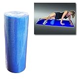 Extreme High Density Foam Roller (Blue) Excellent tool to promote flexibility and MyoFascial Release