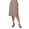 Womens Plus Size Merona® Tweed A-Line Skirt- Light Brown