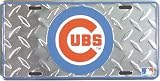 Cubs Diamond Plate License Plate