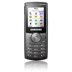 Samsung SGH-J150 grau (1 MP-Kamera, MP3-Player, Bluetooth) Smartphone ohne Branding