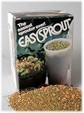 Easy Sprout Sprouter - Easy & Fast Way to Grow Fresh Salad Sprouts in Your Own Kitchen - Grow Alfalfa, Mung Bean, Brocolli, Radish, Red Lentil, Green Lentil, Clover, & More.